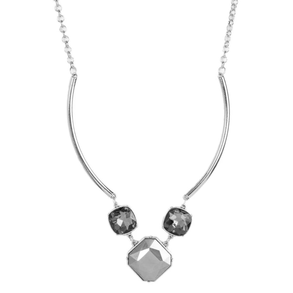 Paparazzi Divine IRIDESCENCE Silver Necklace & Earrings Set